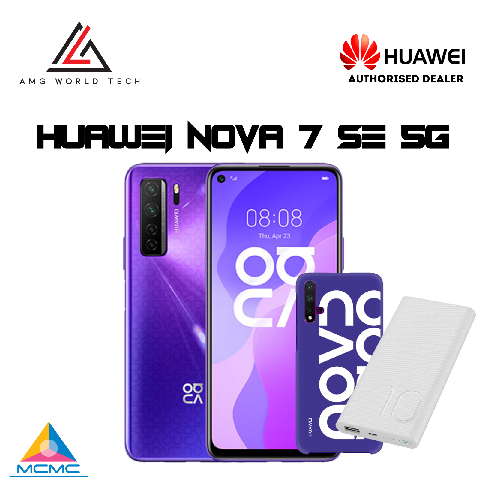 Huawei Nova 7 Se 5g 8gb 128gb 1 Year Huawei Warranty Lazada