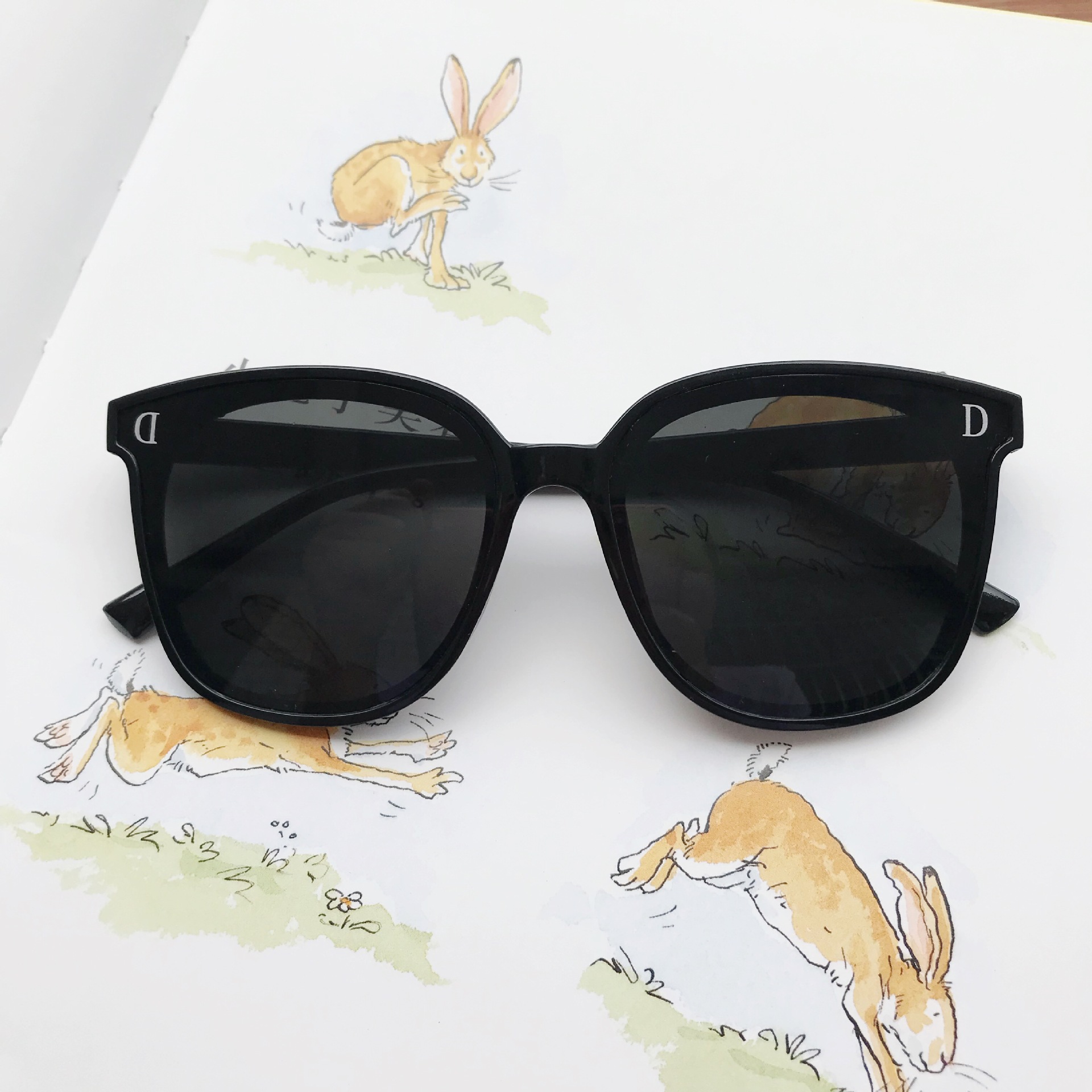 2022 Fashion Sunglasses For Women Letter D Square Sunglasses Anti-UV400 Sunglasses For Women Anti-Radiation Sunglasses For Women