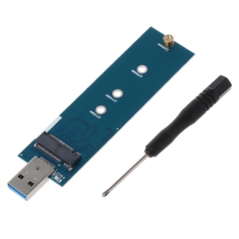 M.2 to usb adapter b key m.2 ssd adapter usb 3.0 to 2280 m2 ngff ssd drive adapter converter ssd reader card
