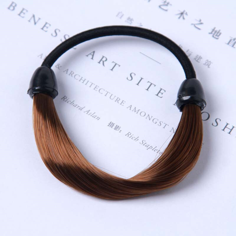 [ILOVEDIY] Women New Design Invisible Elastic Ponytail Holder Hair Ties Girl Ins Popular Wig Hair Band Headwear