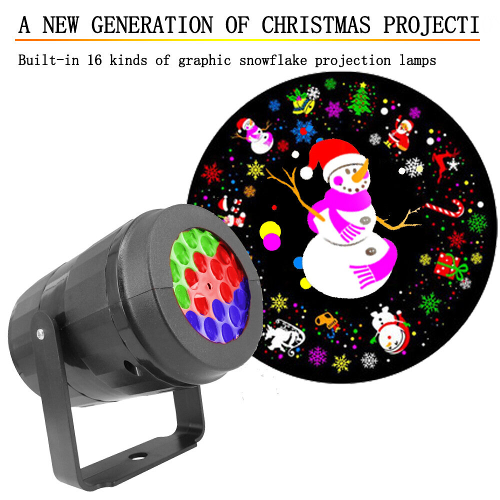16 mẫu giáng sinh ngoài trời ánh sáng đèn chiếu LED/trang trí tiệc đèn laser đèn chiếu cho Xmas