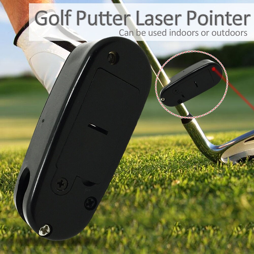 Con Trỏ Laser Gậy Đánh Golf Màu Đen Con Trỏ Laser Đặt Mục Tiêu Tập Luyện Dụng Cụ Hỗ Trợ Cải Thiện Phụ Kiện Tập Chơi Golf