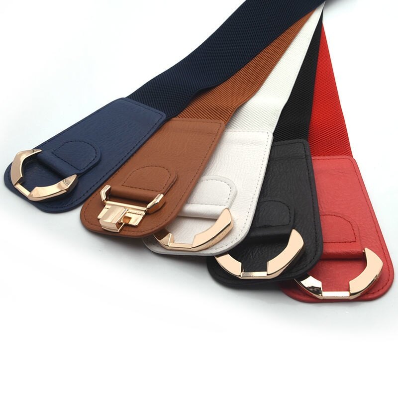 Versatile Wide Belt Women's Coat Fashion  Belt Women's Decorative Coat Fashion Korean Versatile Wide Waist Seal GM094