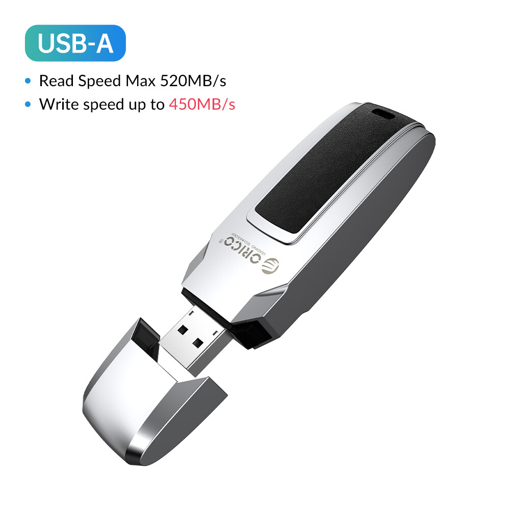Orico ussd solid state u disk 520mb/s pen drive metal usb flash drive type c 1tb 512gb 256gb 128gb ultra high speed pendrives