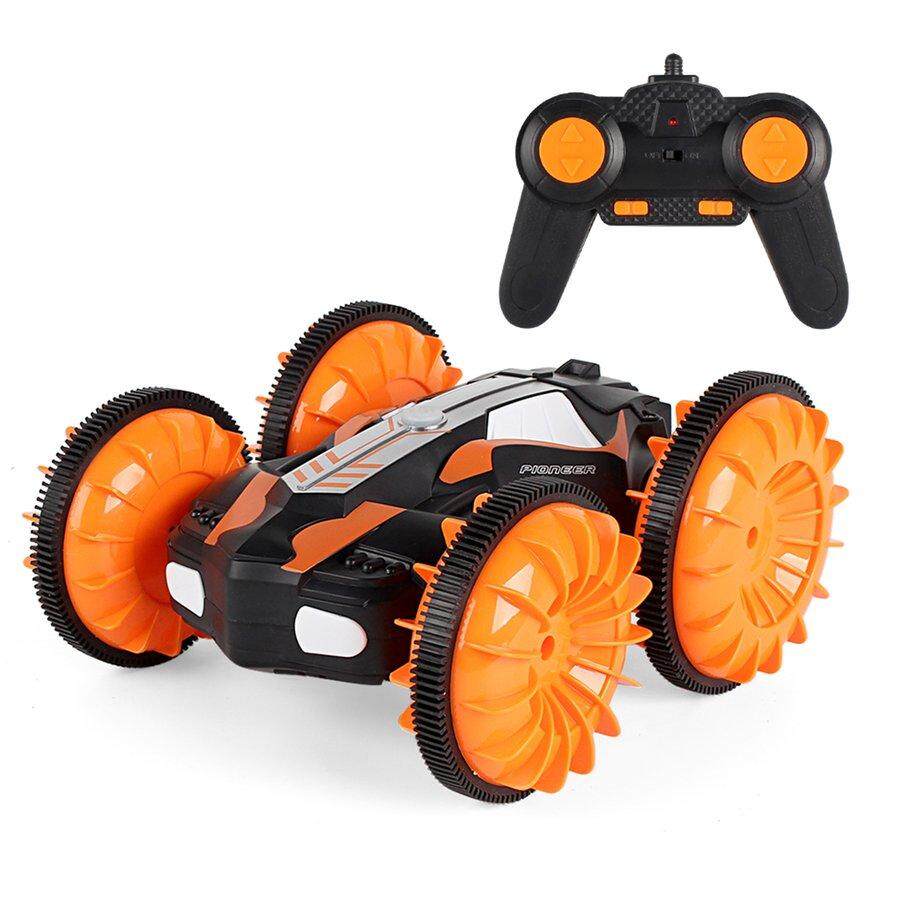 Promo LH-C013 2.4G Balapan Off Road Truk Pendaki Amfibi RC Stunt Mobil Tahan Air 4WD Remote Control Mainan 360 ° Rotasi Lampu LED