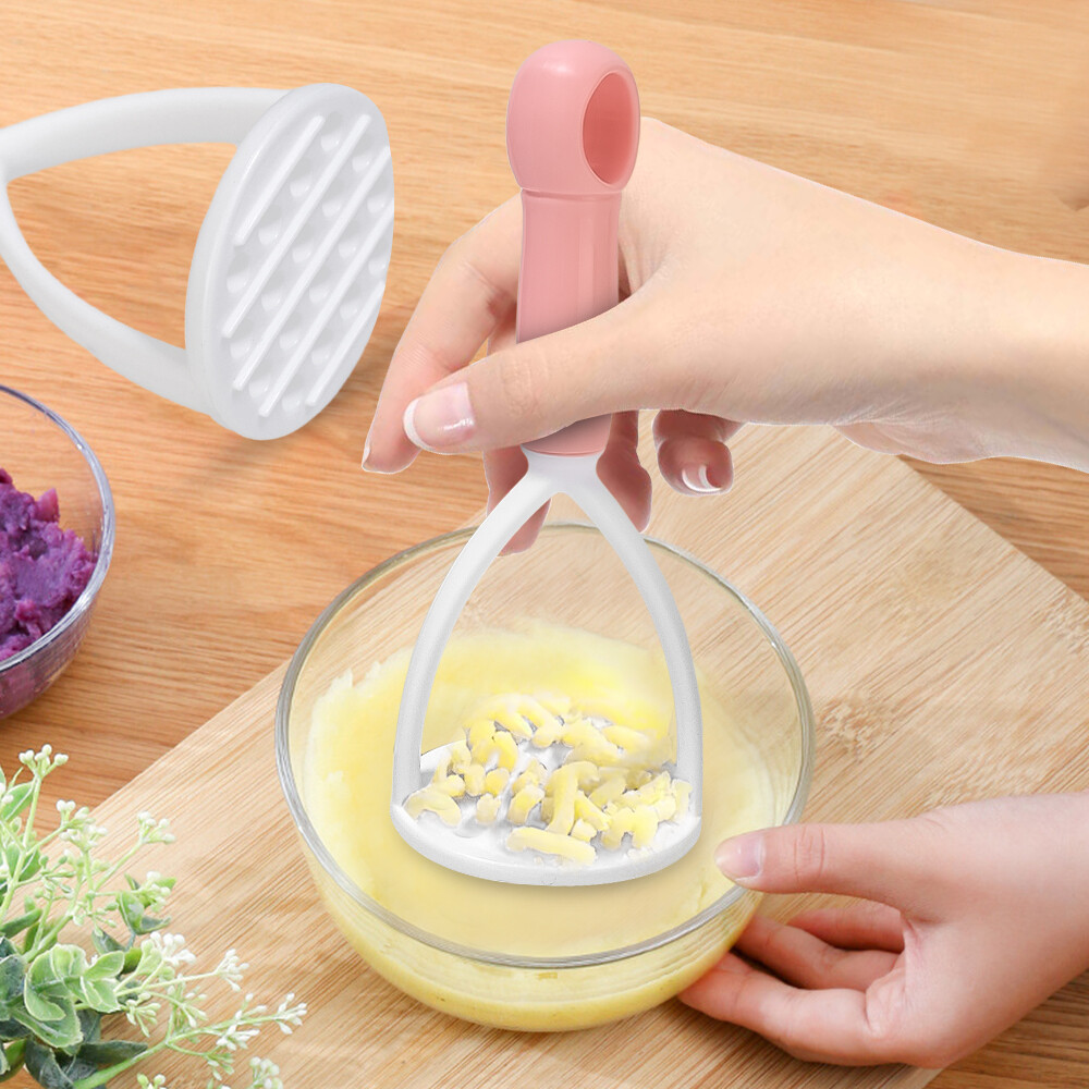 YESPERY PP Pressed Potato Masher Puree Potato Pusher Smooth Mashed Potatoes Crusher Fruit Tools Kitchen Supplies
