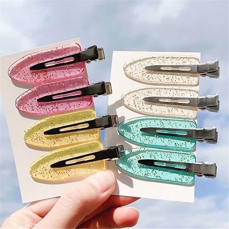 Set of 4 Hair Clips Leaves No Trace Korean Style