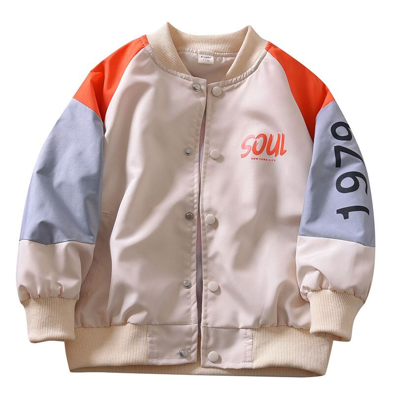 IP Boys Jackets New Colorblock Fried Street Jacket 412 Years Kids