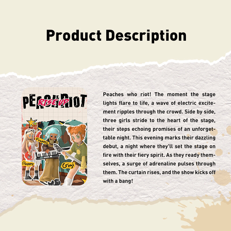 POP MART Peach Riot Rise Up Series Figures Blind Box