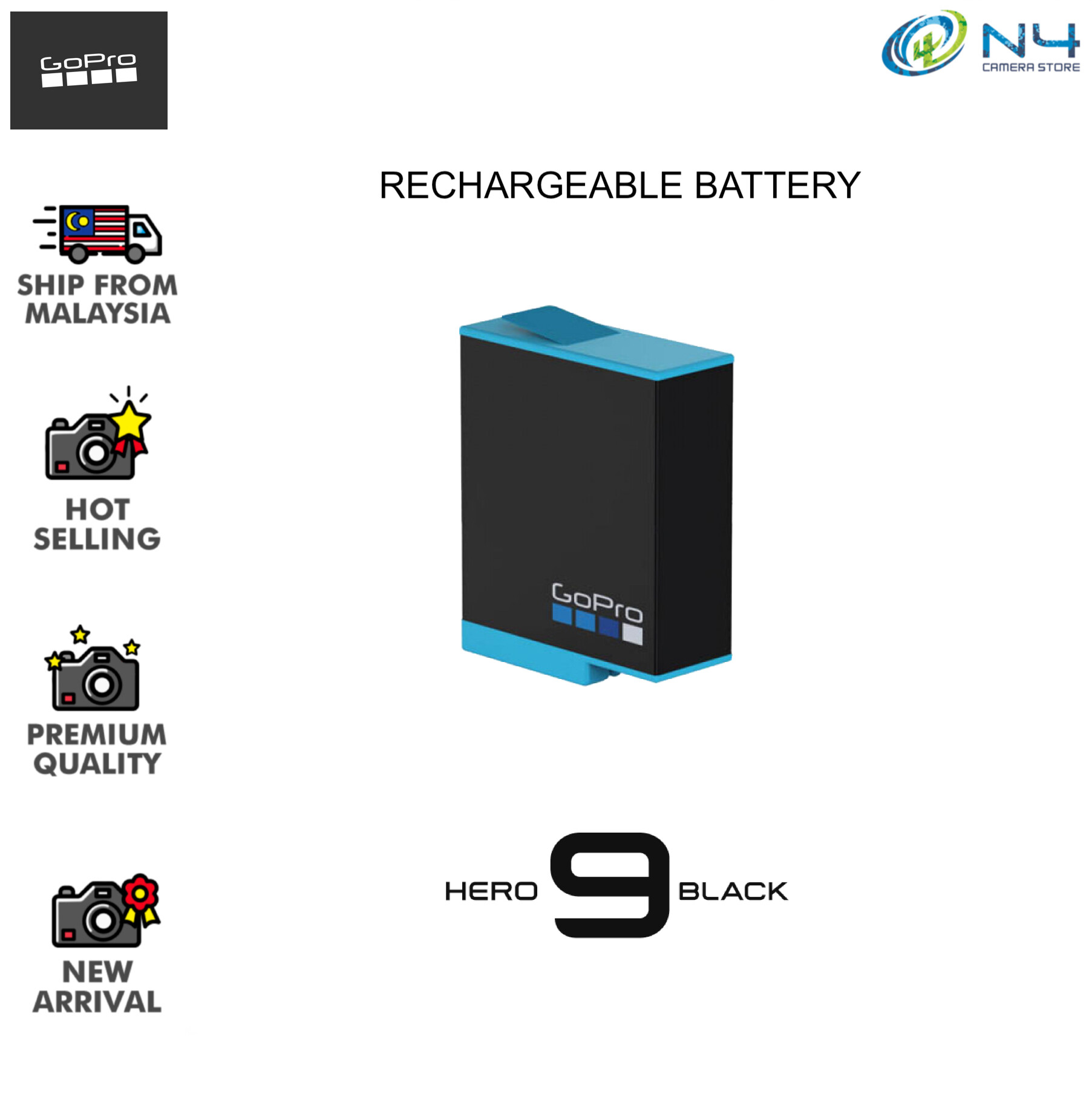 gopro hero 10 black battery price