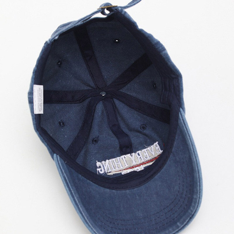Boys Cools Letter Embroidered Baseball Cap Soft Top Visor Cap for Boys Versatile Washed Old Hat