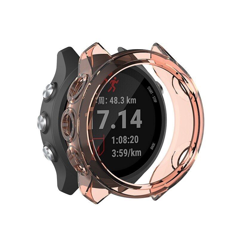TPU Case Cover For Garmin 245 Watch case Protective Shell Frame For Garmin Forerunner245 / 245M Protector Sleeve Silicone Case
