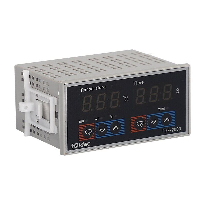 Bộ Điều Khiển PID Hiển Thị Kỹ Thuật Số Công Cụ Tích Hợp Thời Gian Và Nhiệt Độ Tqidec THF-2000 In Lụa