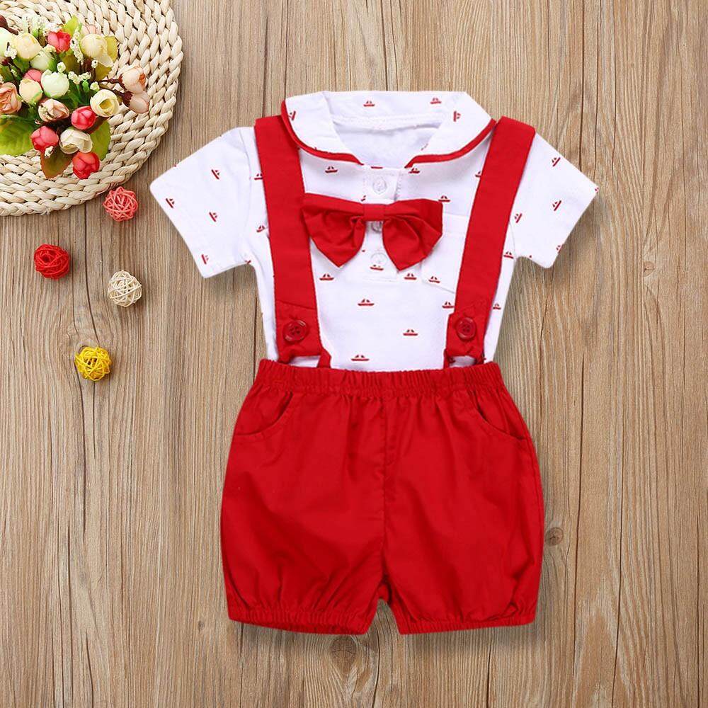 infant boy red pants