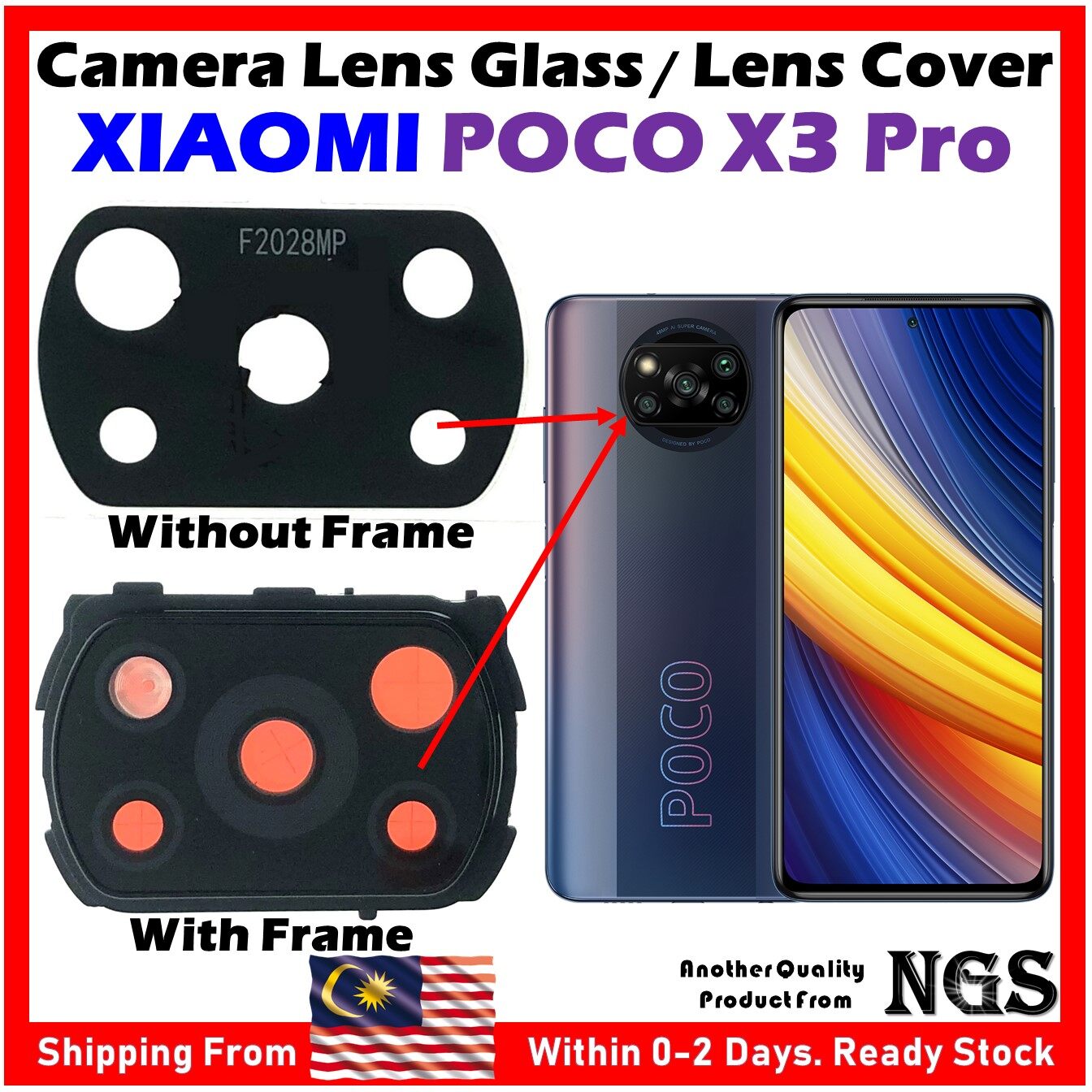 poco x3 pro camera glass