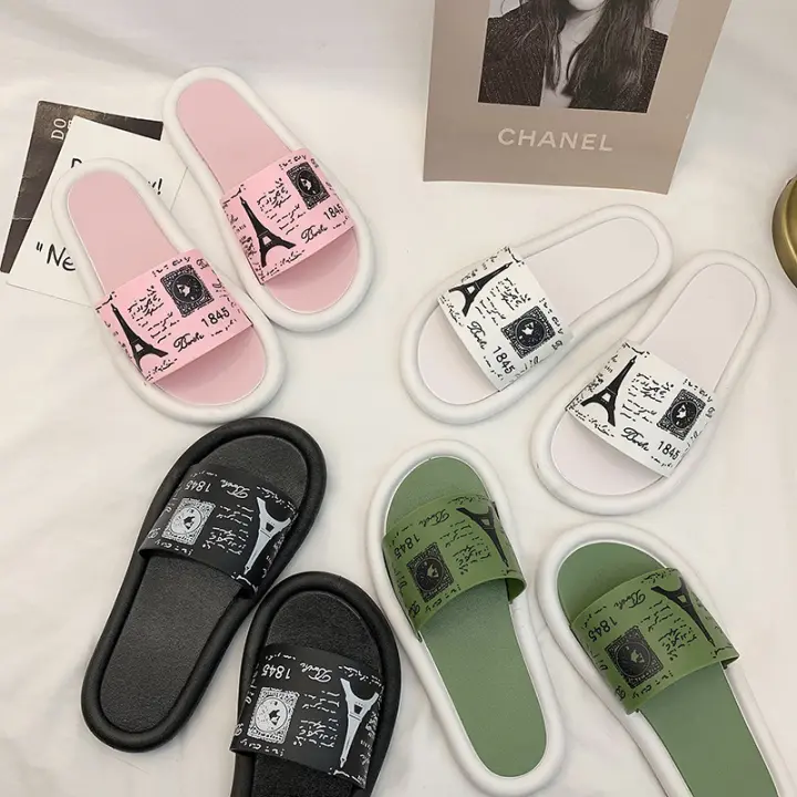 chanel beach slippers