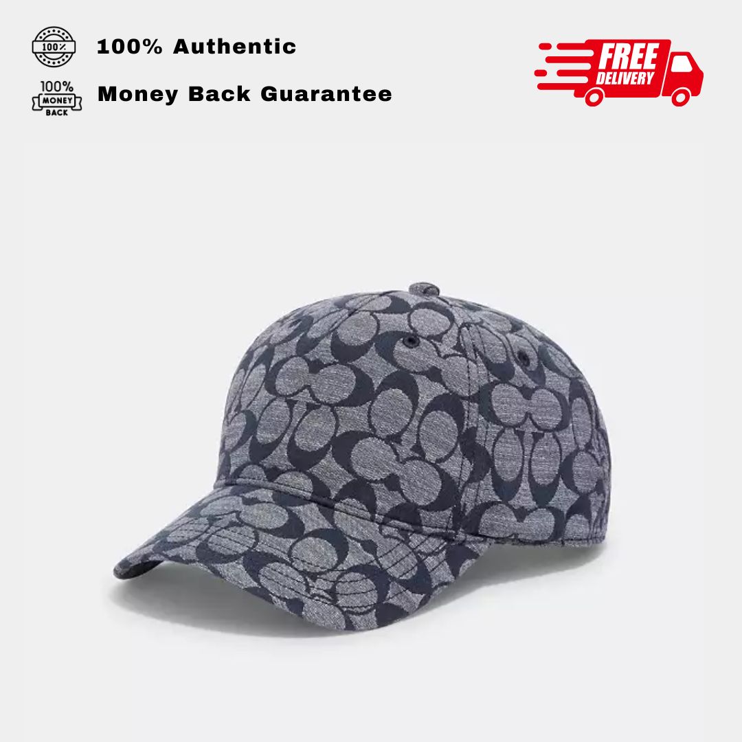 Coach Signature Chambray Baseball Hat CI496 | Lazada display picture 1