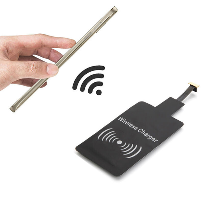 DENG Qi Wireless Charger Adapter Charging Receiver For iPhone Samsung Andriod Type-C