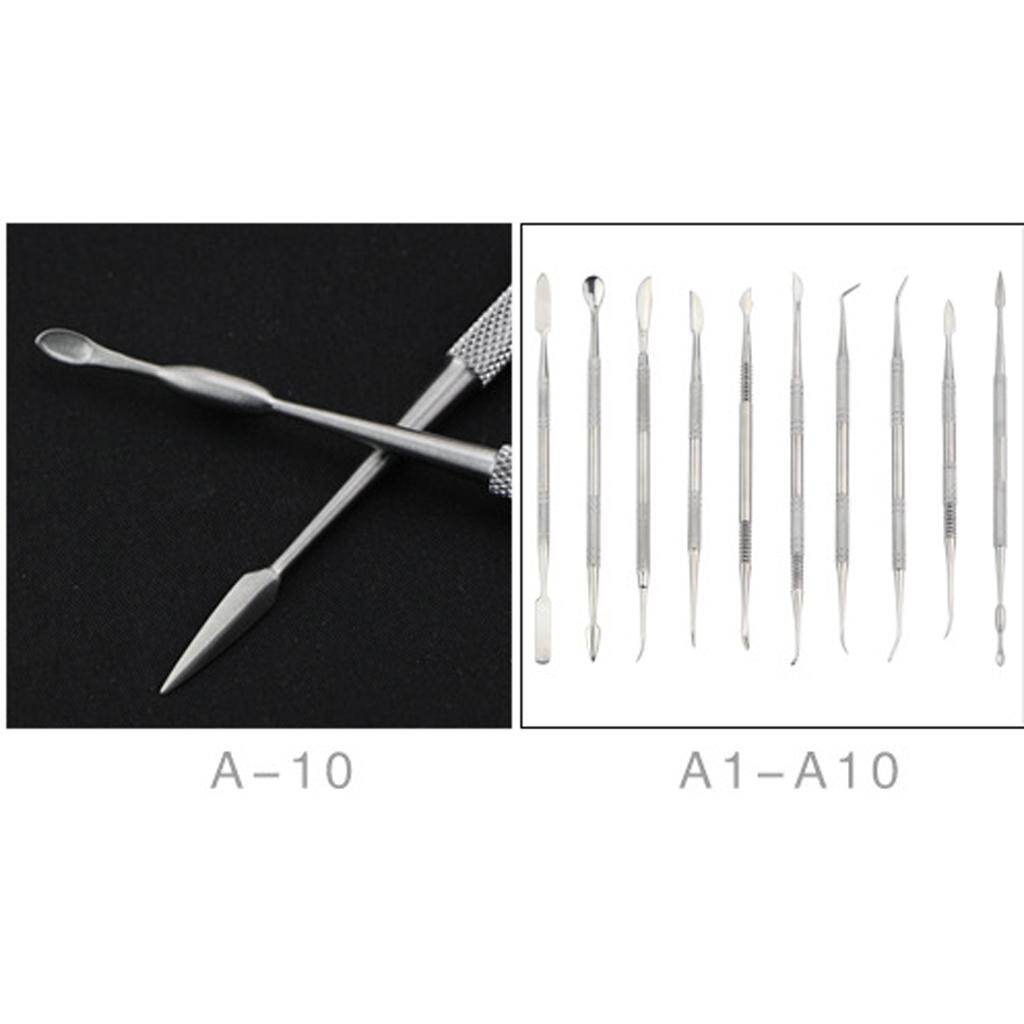 Dolity 10pack Wax Carver Sculpture Tools Set Clay Sculpting Curving