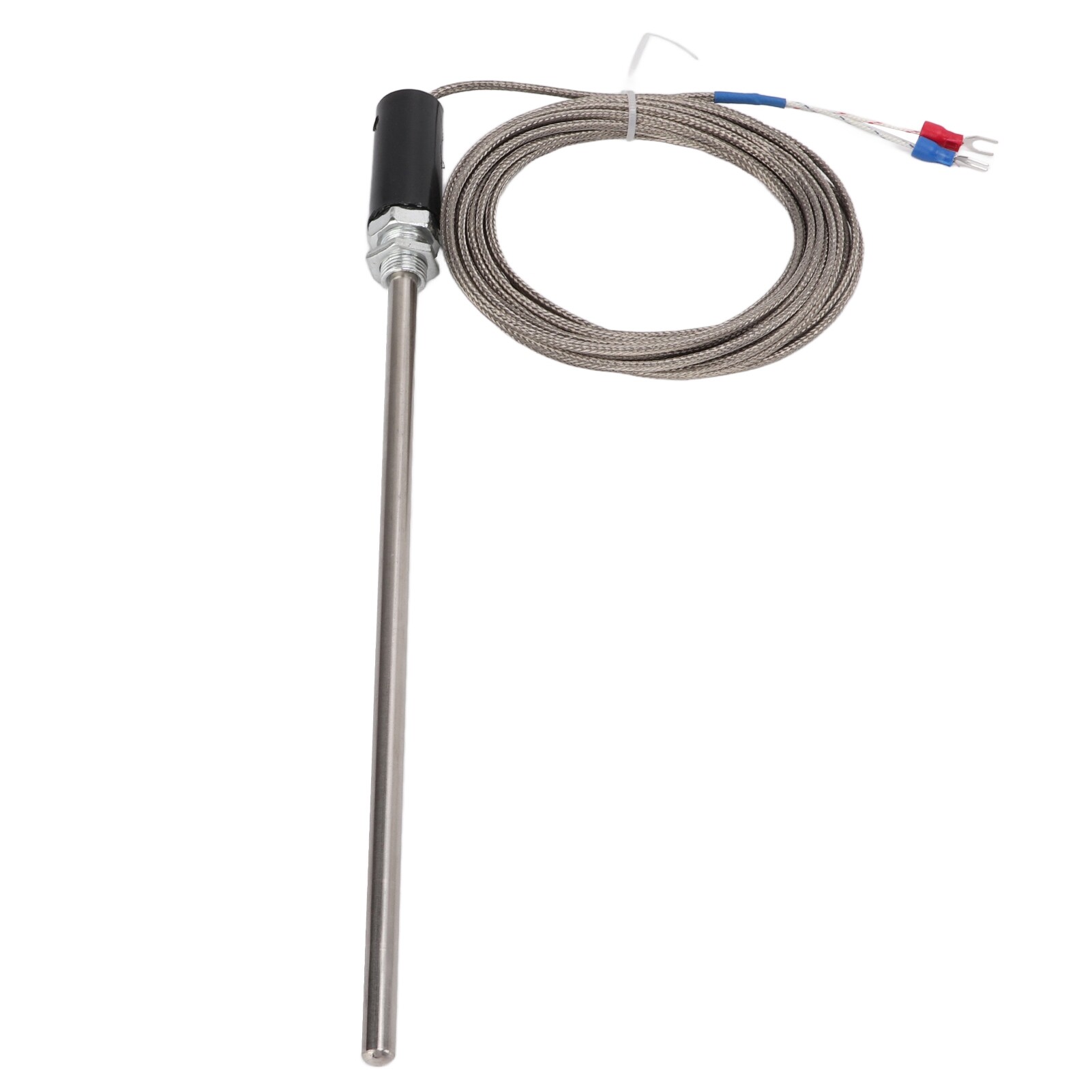 M12 Probe Type Thermocouple K Type Stainless Steel Temperature Sensor Temperature Probe 5M