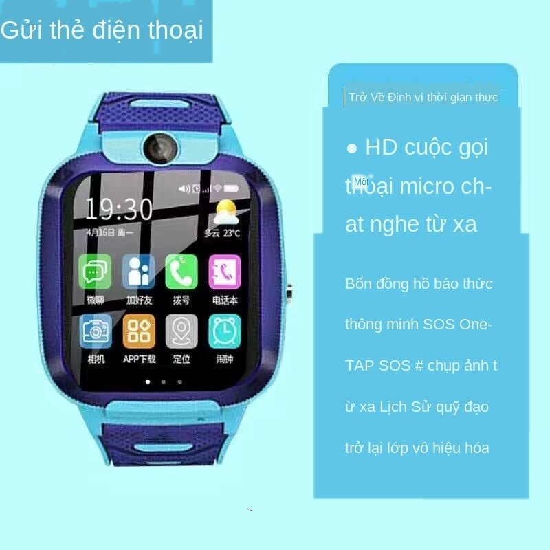 Nơi bán Đồng Hồ Điện Thoại Trẻ Em Chống Nước Đa Chức Năng Học Sinh Nam Nữ Điện Thoại Thông Minh Định Vị Thiên Tài Chụp Ảnh Trong Khuôn Viên Trường