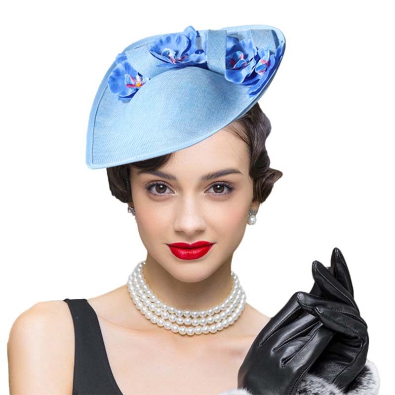 FS Fascinator Cocktail Party Derby Hats For Women Kentucky Luxury Wedding Church Bride Lady Hair Accessories Horse Racing Festival Kentucky Cap