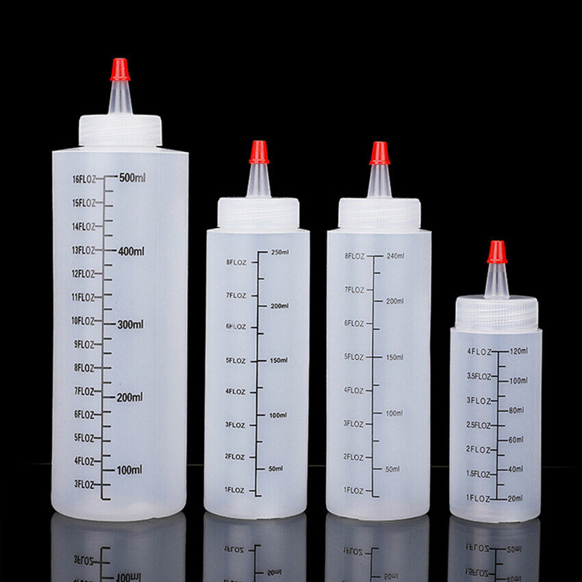 120/350/450ml Kim nhựa quy mô chai bóp được có thể ép chai với Leak-proof cho nhà bếp nước sốt salad chai bóp được