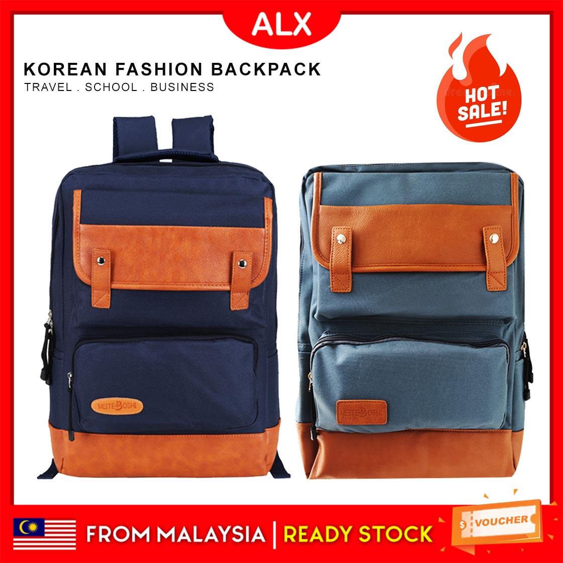 WAREHOUSE SALE ALX CLEAR STOCK Malaysia Korean Japanese Style College School Backpack Laptop Travel Bags Beg Sekolah 58 Lazada