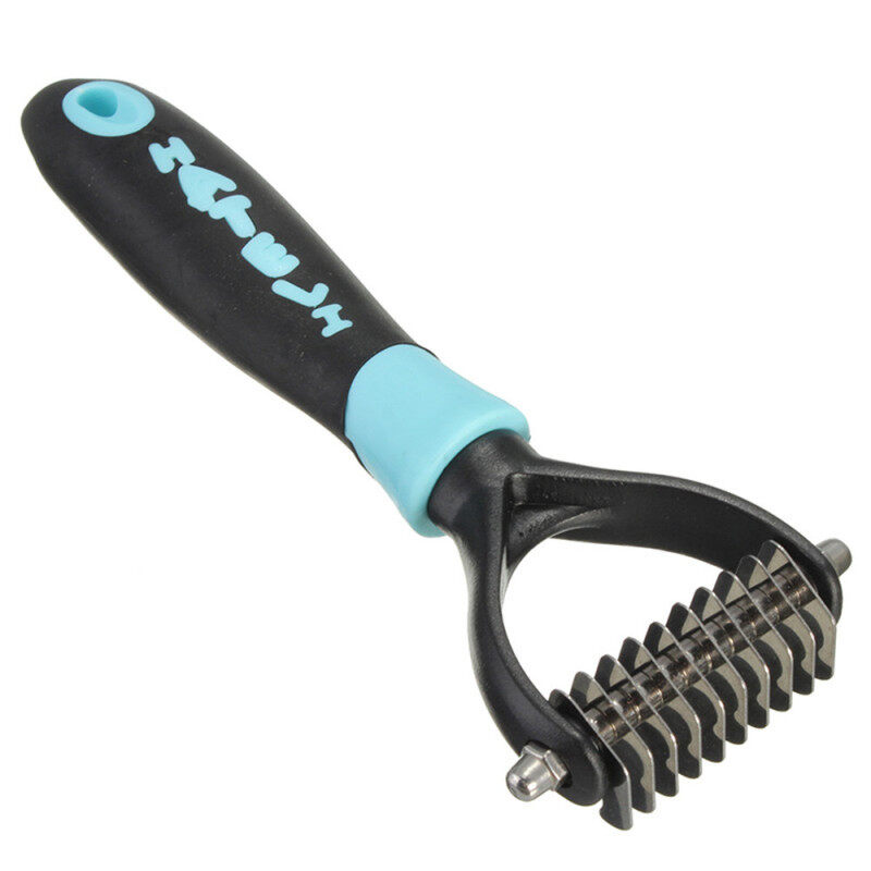 Dog Pet Cat lông dematting grooming deshashing tông đơ công cụ lược chải 10 lưỡi