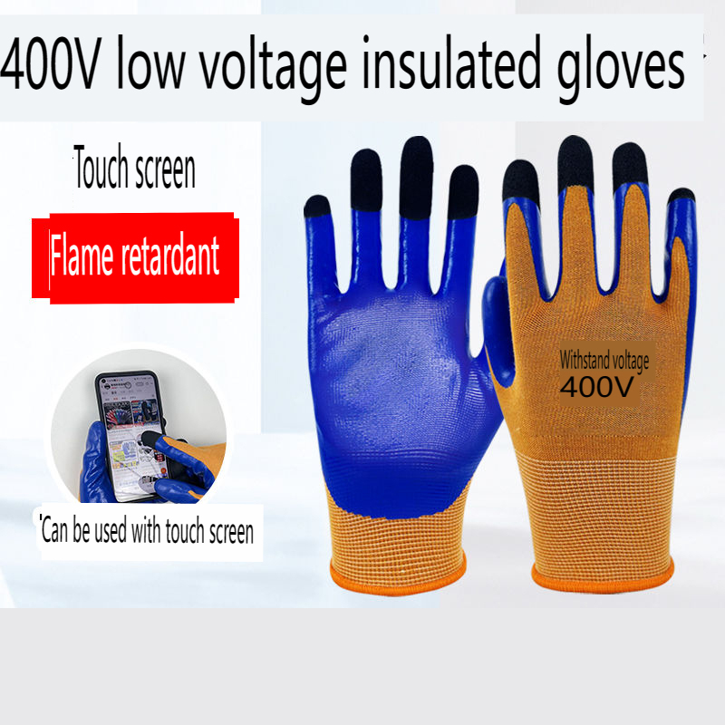 400V Electrical Insulated Gloves - Low Voltage Safety Gloves With Touch Screen Capability - View #5
