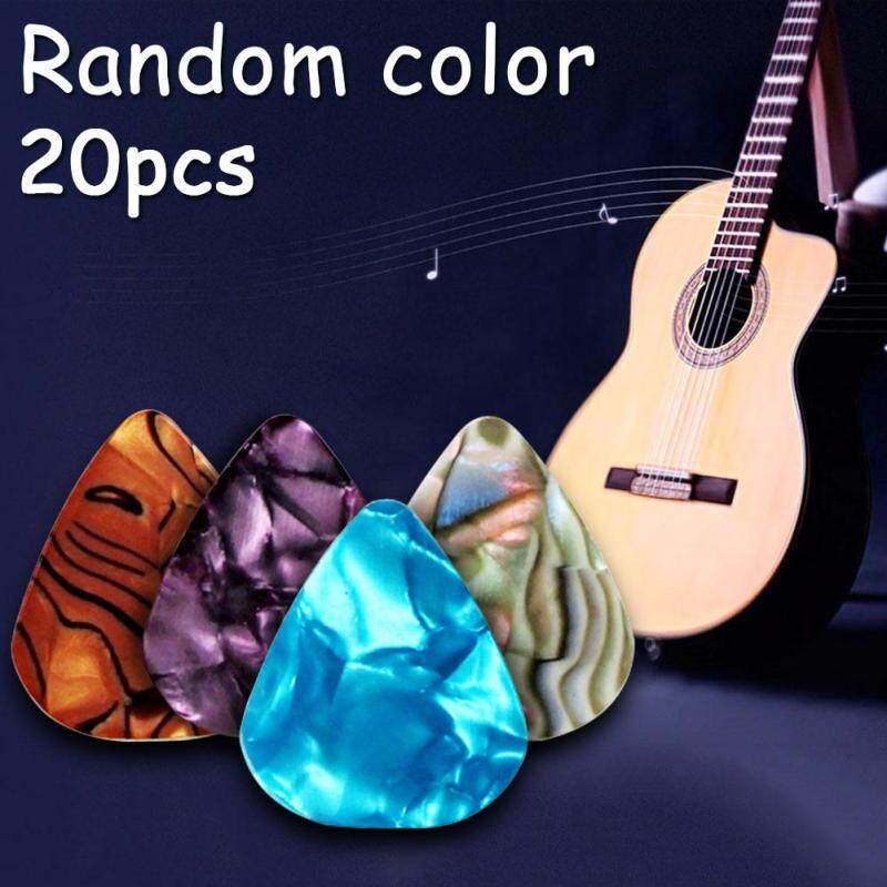 20pcs Acoustic Bulk Guitar Pick Picks Plectrum Celluloid Electric Smooth 0.46mm Malaysia