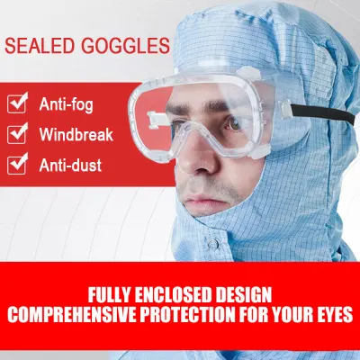 Goggles Fully Enclosed Protective Eyepiece Anti-fog Anti-splash Anti-droplet Protective Glasses Medical Safety