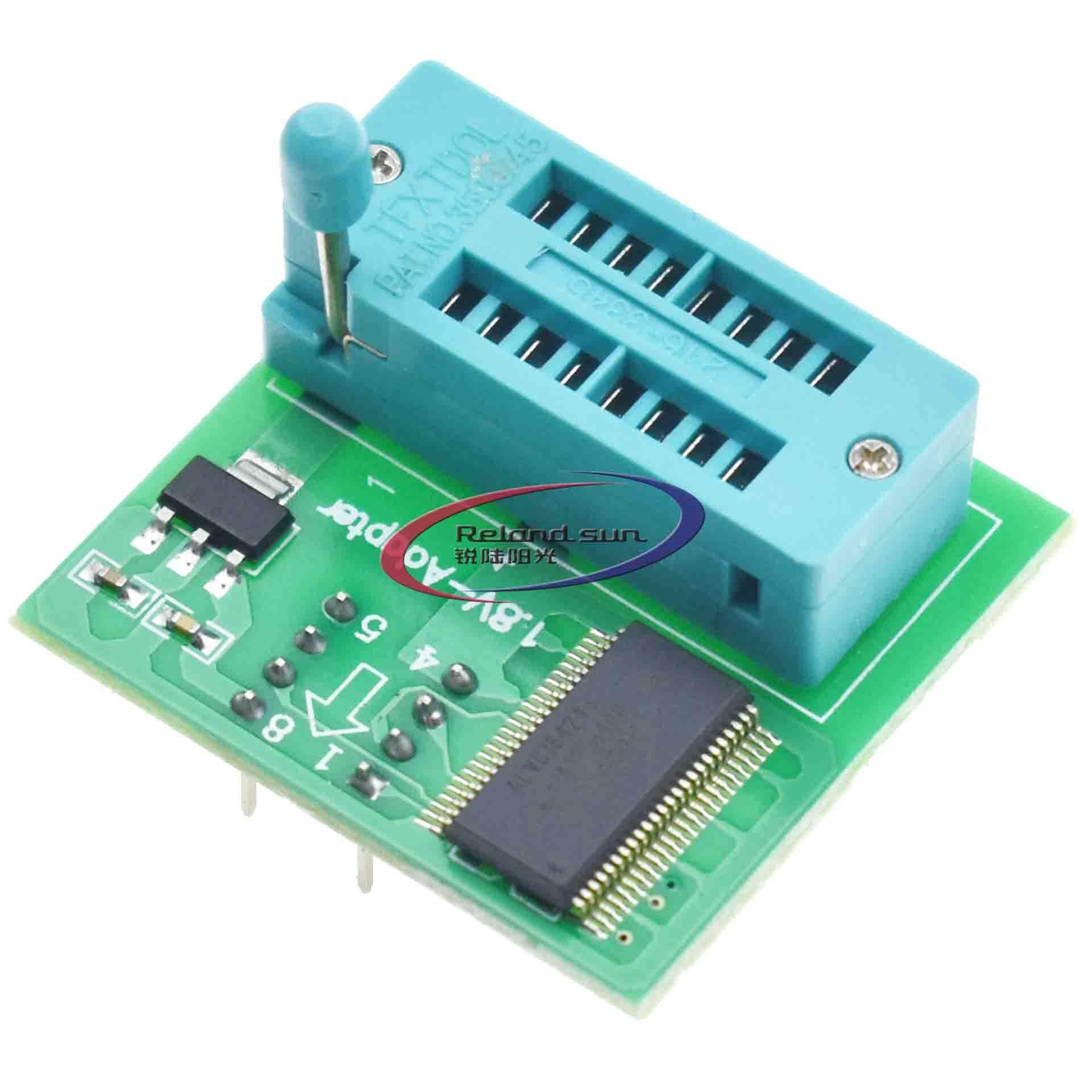 Eeprom bios usb programmer ch341a + soic8 clip + 1.8v adapter + soic8 adaptor kit