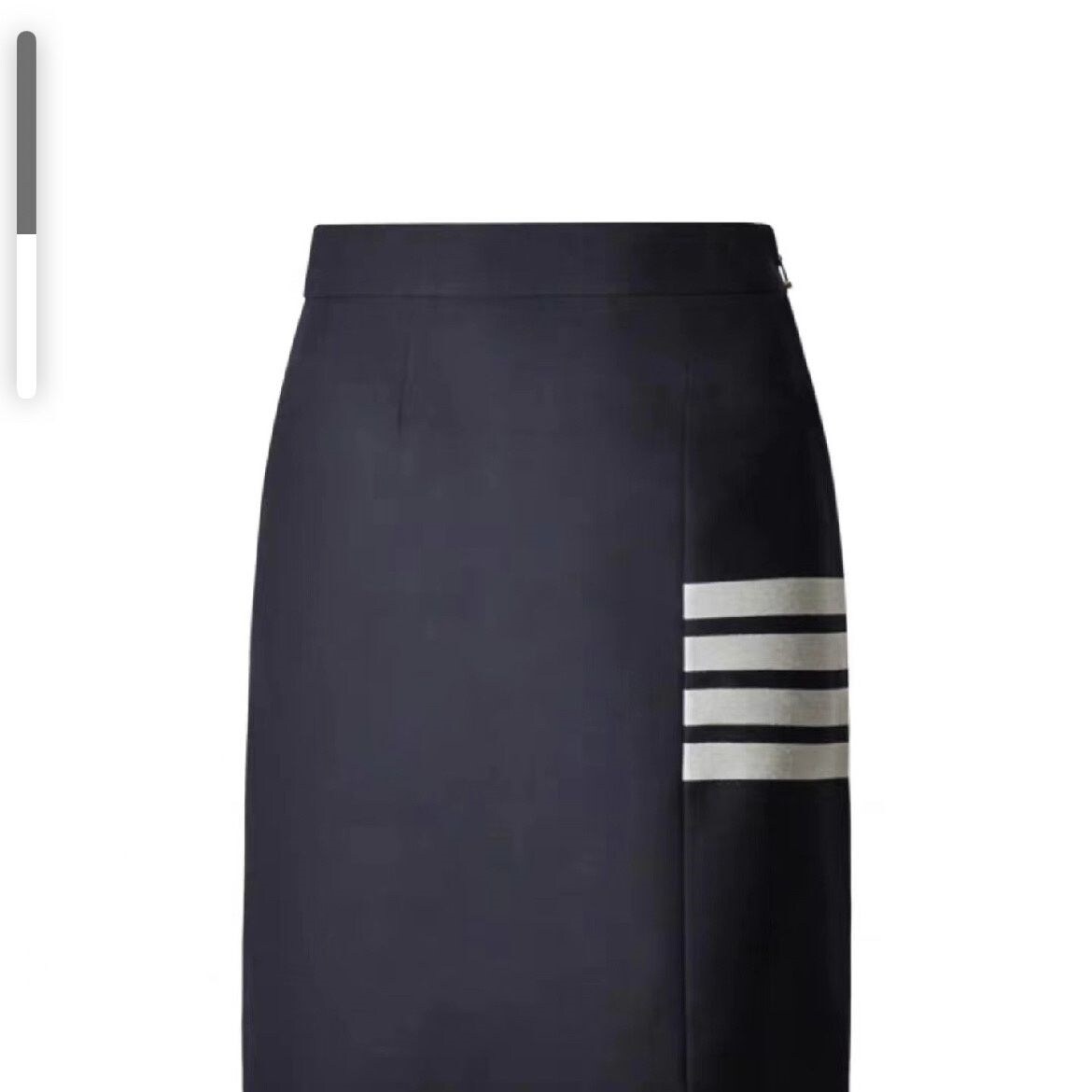 Thom Browne Han edition TB package hip new autumn new pencil long skirt lining in TB bust skirt of tall waist brim cultivate one's morality Genuine imported New style