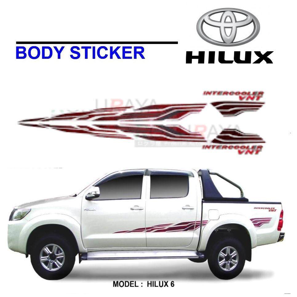 Toyota Hilux VNT INTERCOOLER Body Sticker Set (Model6) Lazada