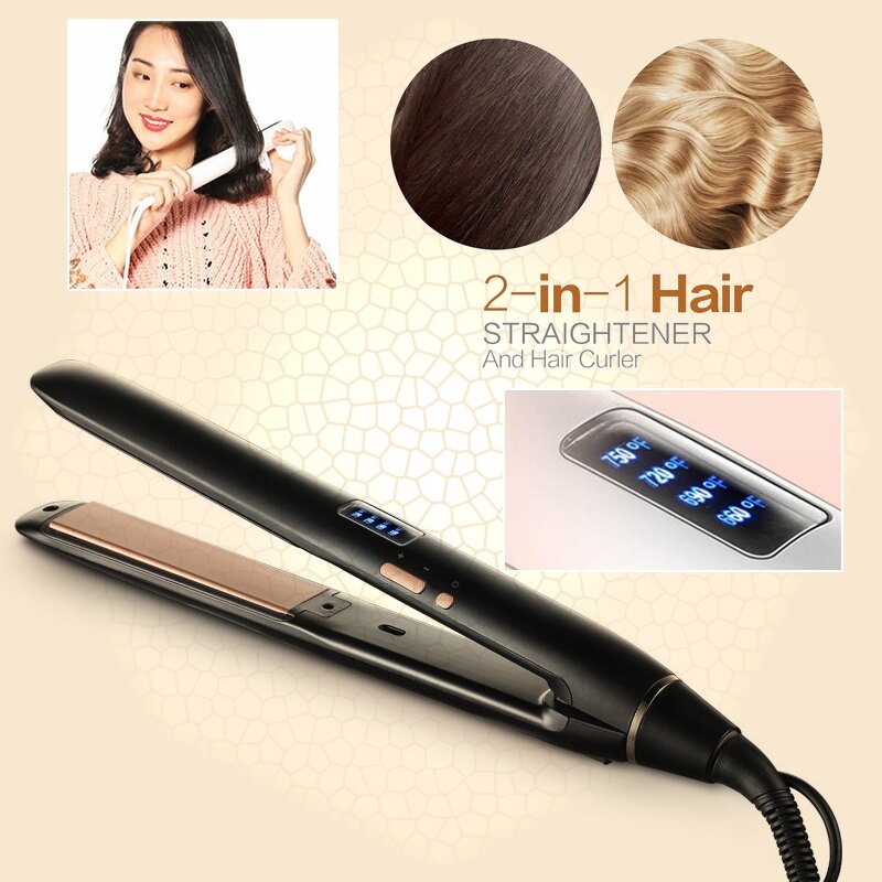 Straightener temperature clearance for curly hair