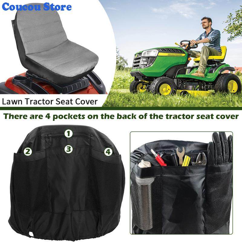 Lawn Mower Seat Cover Oxford Cloth Waterproof Tractor Seat Cover with