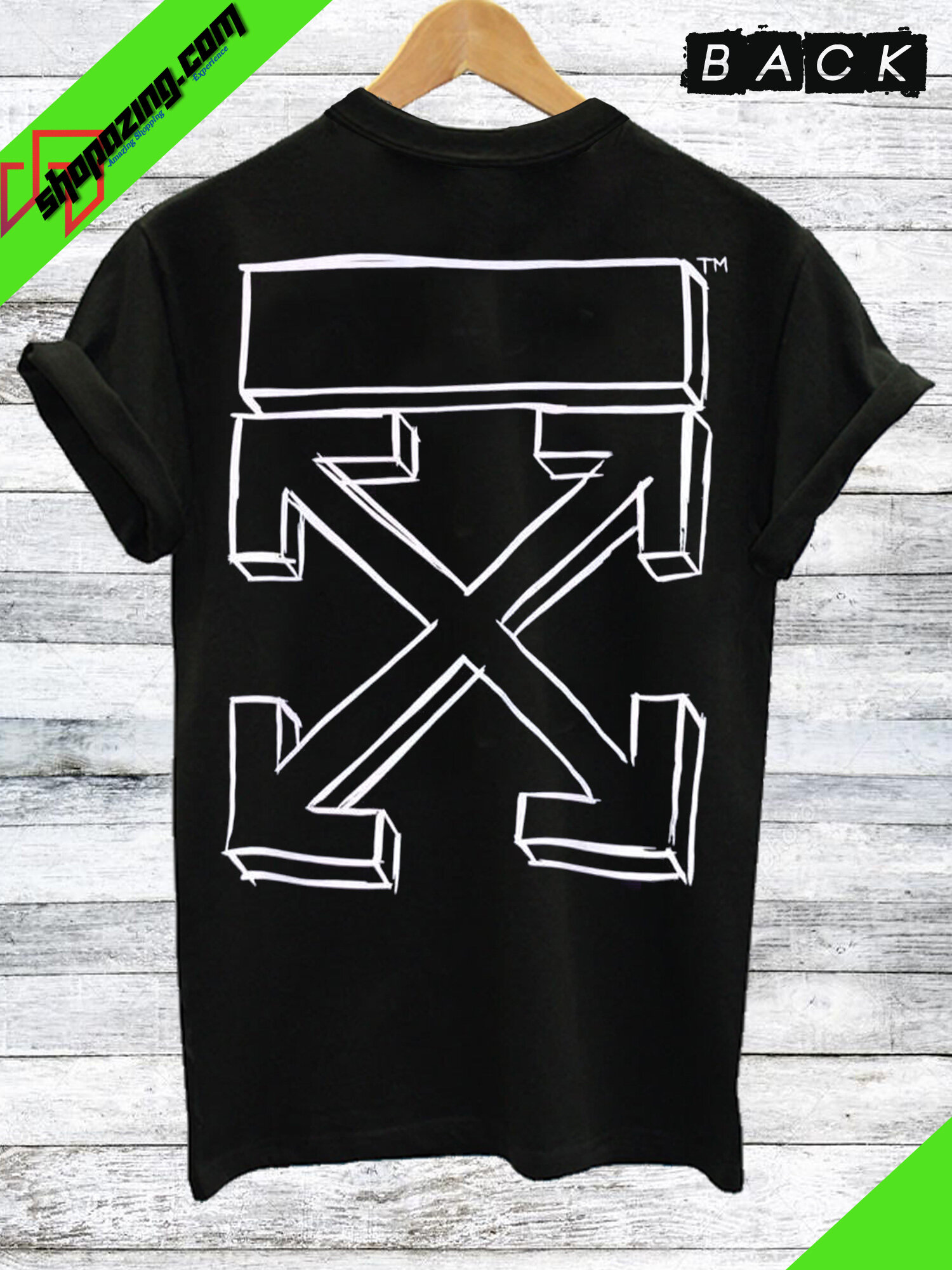 Off White 3D Marker Line Arrow T shirt 