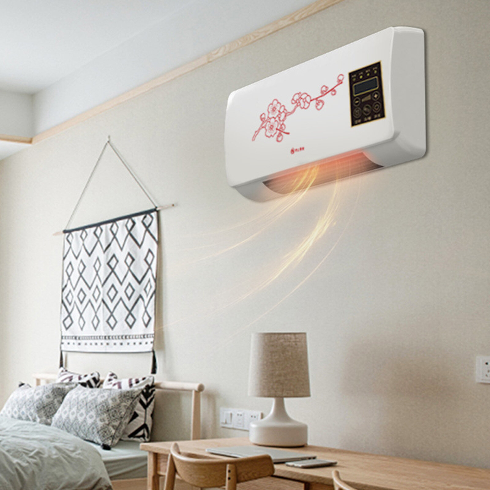 Small Cold Air Conditioner Safe 220V Wall Mounted Heating Machine for Home  | Lazada