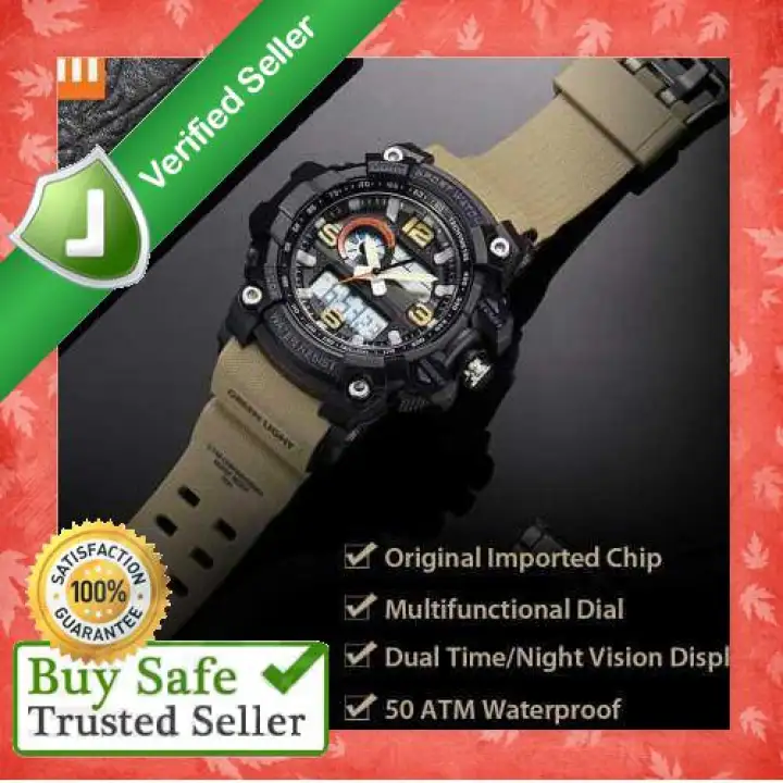 xiaomi twentyseventeen outdoor electronic sport watch dial dual time display