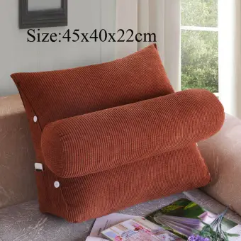 Reading Backrest Cushion Wedge Pillow Back Cushion Lumbar Pad Bed