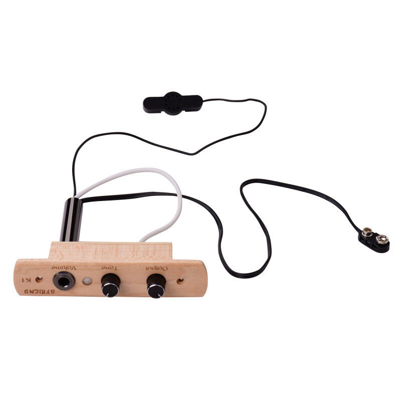 Hệ Thống Đón Micro Lỗ Âm Thanh Trống Cajon Cho Trống Hộp Có Điều Khiển Âm Lượng Giắc Cắm Đầu Ra 6.35Mm