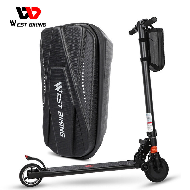 West Biking Waterproof Scooter Bag Escooter Electric scooter Bicycle Front Hanging Bag Folding Bike Foldable Bicycle Tool Bag Escooter Accessories