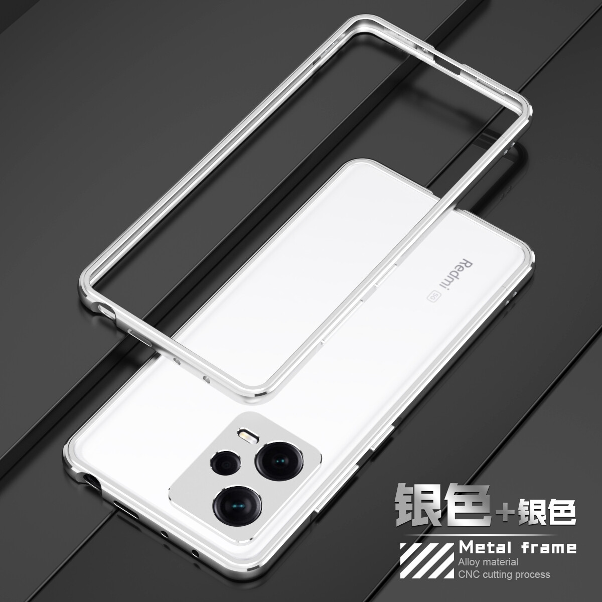 Metal Frame For Xiaomi Redmi Note 12 Turbo case Redmi Note 12 Pro Plus Note12 Pro+ Case Redmi Note 11 Pro Pro+ 5G case Aviation Aluminium Protective Cover