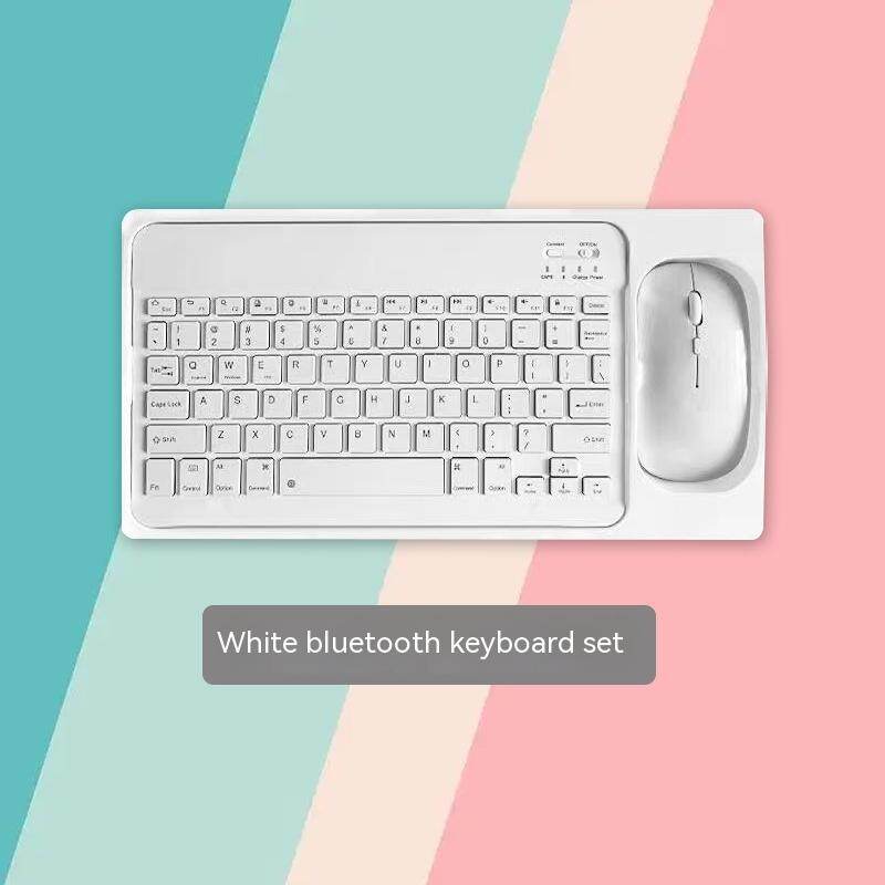 Wireless Bluetooth Keyboard Backlit Colorful Keyboard 10 inch Tri-Colour Backlit Keyboard Tri-System Bluetooth Wireless Keyboard