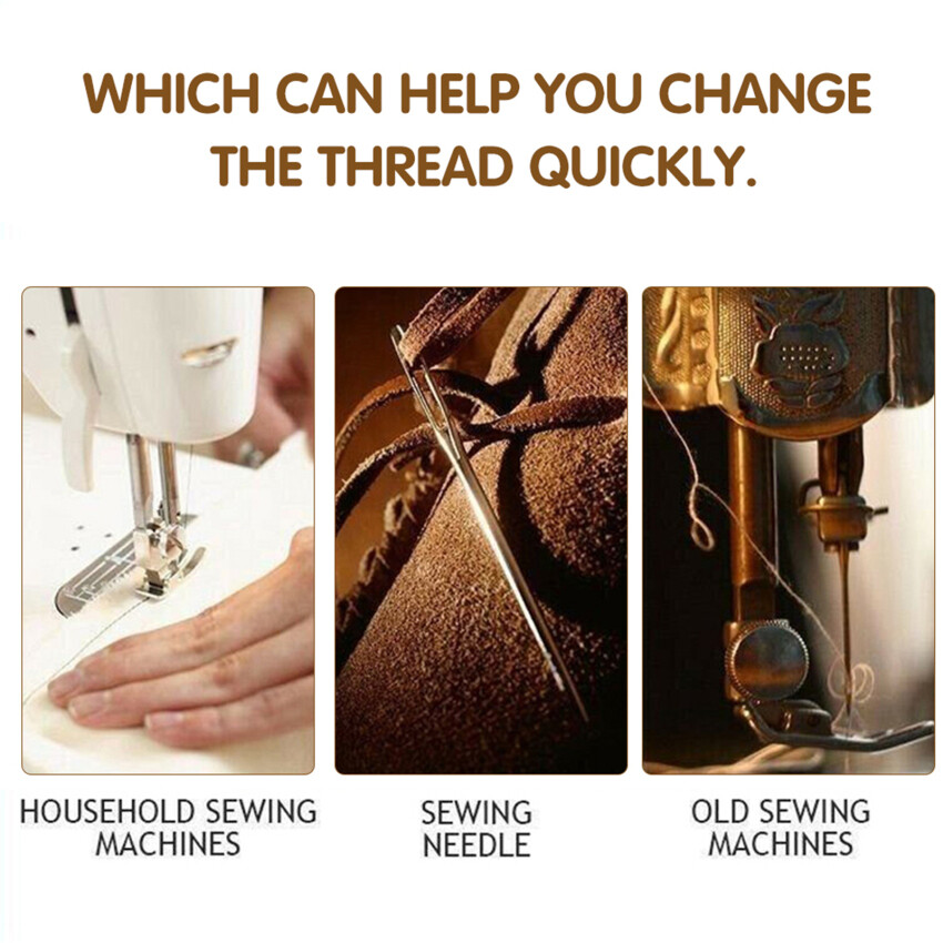 [SEAAN Mini Sewing Machine Needle Threader With Hook Plastic Stitch Insertion Tool Elderly Quick Automatic Changer Craft Accessories,Mini Sewing Machine Needle Threader With Hook Plastic Stitch Insertion Tool Elderly Quick Automatic Changer Craft Accessories,]