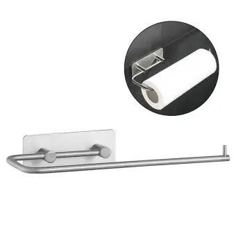 Nicetoempty Upgrade Paper Towel Holder Horizontal Wall Mounted