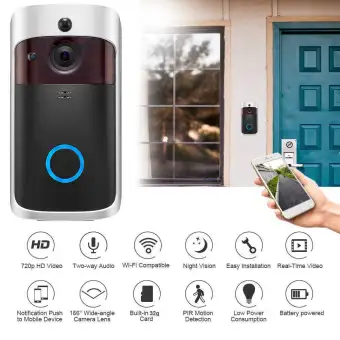 doorbell with camera and speaker