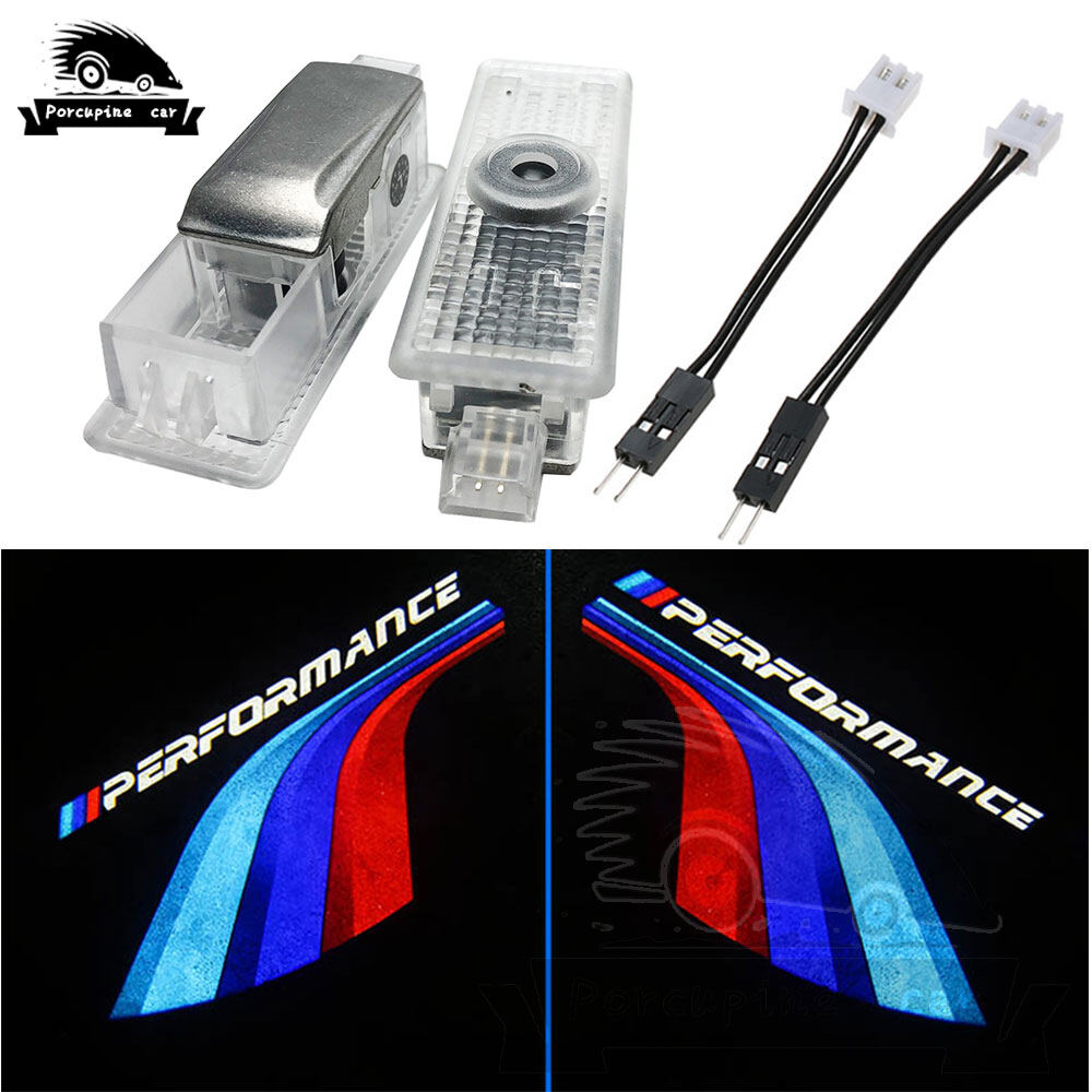 2pcs led welcome light for bmw 1 3 5 7 series e90 e91 e92 e93 e60 e61 f10 f07 e63 e64 f12 f13 x3 car door projector lamps gadget