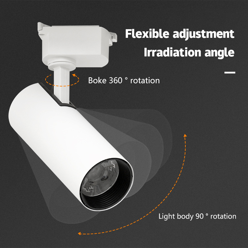 B&B Clothing Store Spotlights Surface Mounted Led Ceiling Lights Shop Background Wall Super Bright Spotlight Cob Rail Type Commercial Track Lights